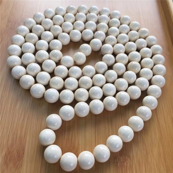 猛犸象牙20mm蓝眼睛108颗手串 - 图片 5