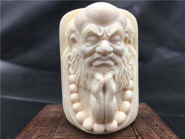 猛犸象牙达摩牌子达摩老祖挂牌