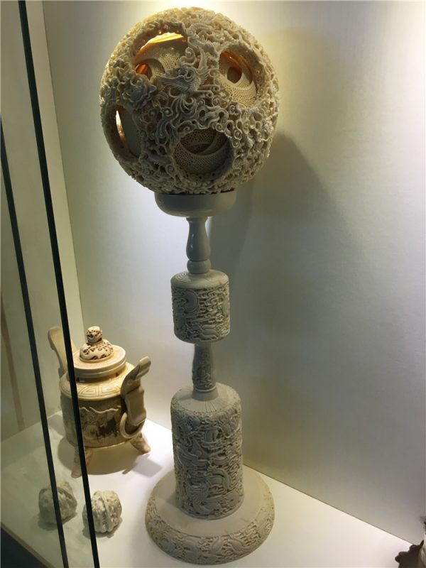 猛犸象牙鬼工球猛犸象牙玲珑球42层鬼工球 - 图片 7