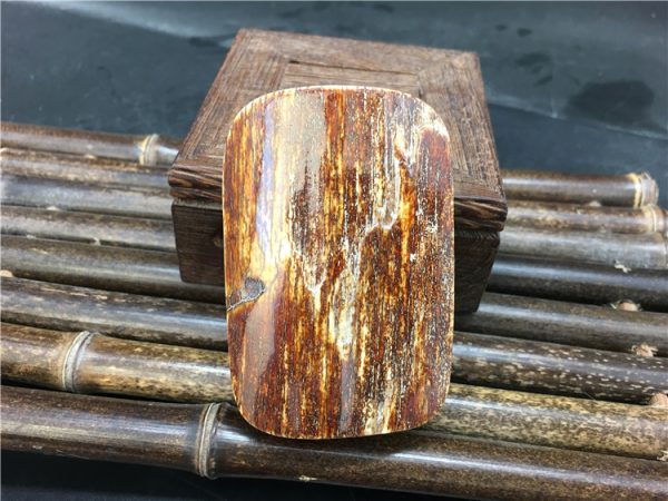 猛犸象牙观音牌子金亮大师牙雕牌子73g - 图片 4