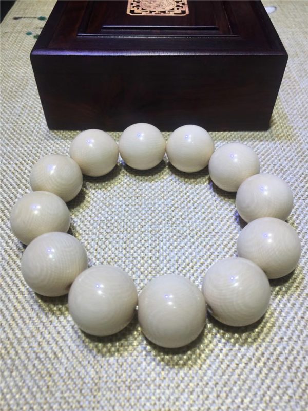 猛犸象牙2.0极品蓝眼睛手串蓝皮手串 - 图片 3