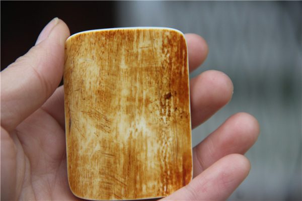 金亮大师猛犸象牙一念成佛手工挂牌 - 图片 2