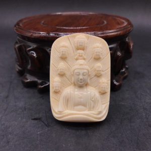 猛犸象牙万佛朝宗牌子
