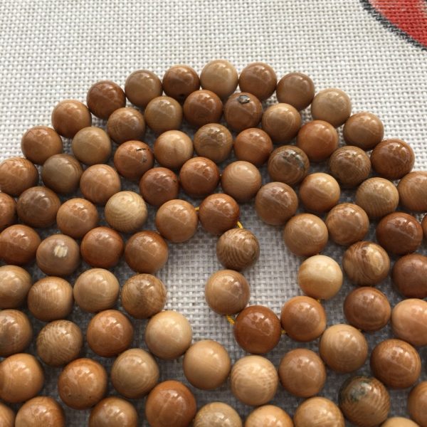 猛犸象牙108颗咖啡手串10mm冰咖手串 - 图片 2