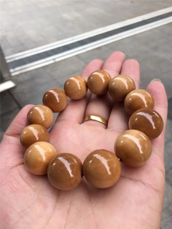 猛犸象牙极品冰咖手串2.0咖啡手串