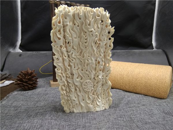 猛犸象牙三头六臂观音摆件826g - 图片 4