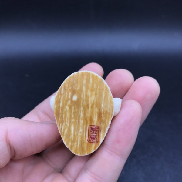 猛犸象牙六小龄童吊坠金亮大师吊坠 - 图片 2