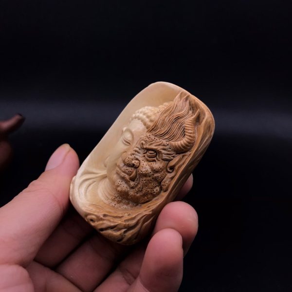 猛犸象牙双色一念之间牌子金亮大师挂件牌子 - 图片 2