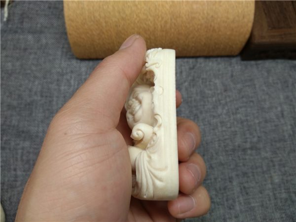 猛犸象牙弥勒佛牌子黄金皮弥勒佛牌子 - 图片 4