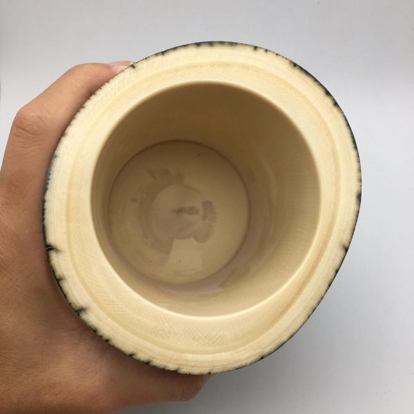 猛犸象牙蓝皮笔筒一体猛犸象牙笔筒 - 图片 3