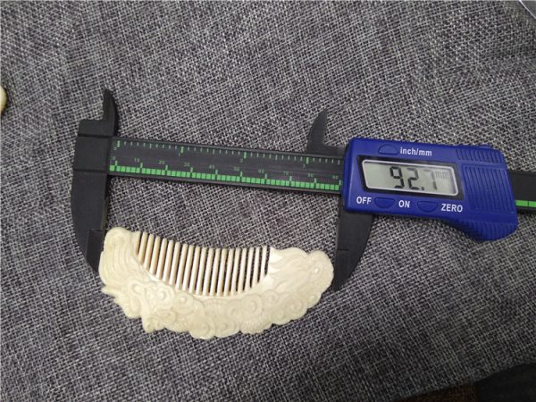 猛犸象牙梳子猛犸象牙雕刻龙梳子31g - 图片 6