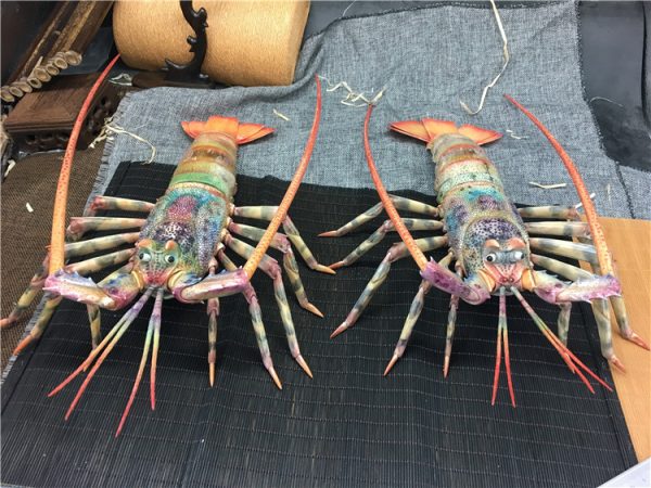 猛犸象牙龙虾雕件摆件