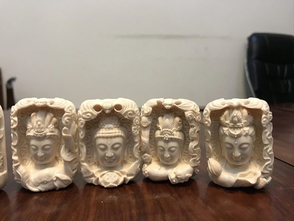 金亮大师猛犸象牙八大守护神牌子十二生肖本命佛牌子挂件 - 图片 4