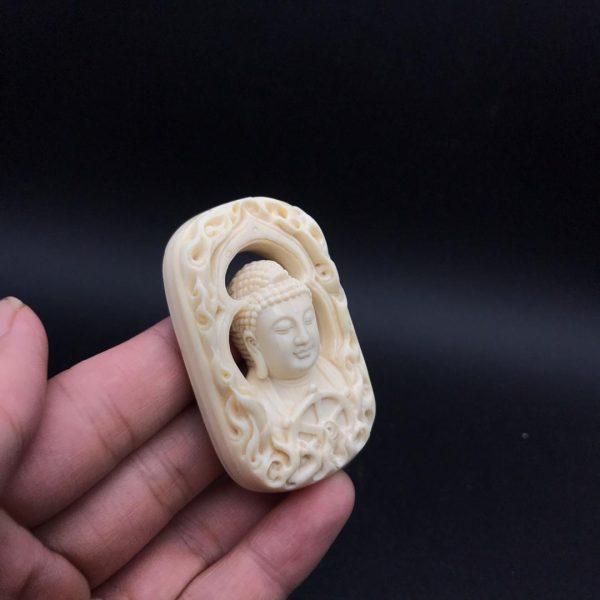 金亮大师猛犸象牙镂空大日如来牌子设计专利 - 图片 2
