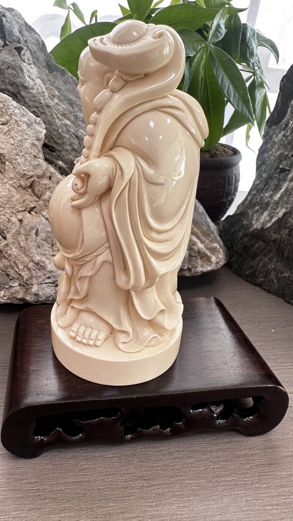 猛犸象牙摆件如意弥勒佛：笑迎八方福，纳福聚财的吉祥之选