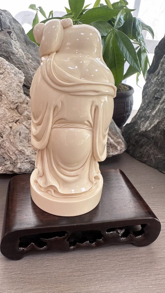 猛犸象牙摆件如意弥勒佛：笑迎八方福，纳福聚财的吉祥之选