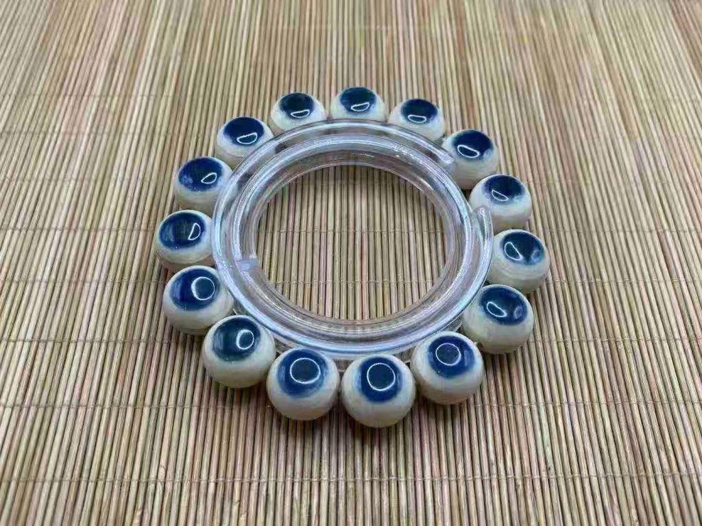 猛犸象牙蓝眼睛手串——收藏与佩戴的传世佳品