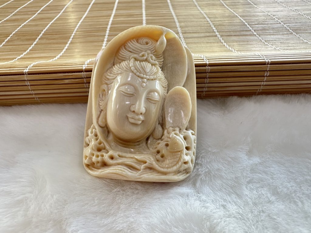 猛犸象牙观音菩萨吊坠-遇见美好，品味非凡